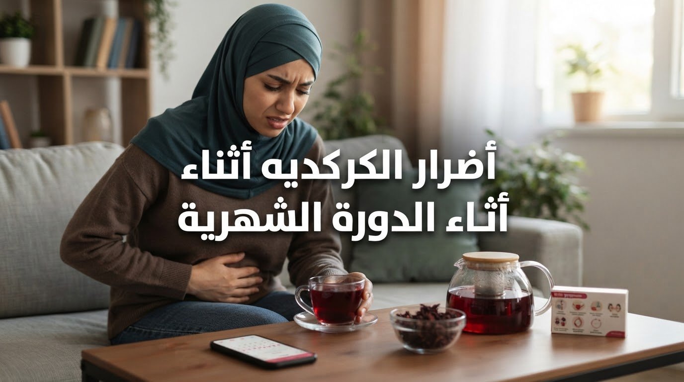 أضرار الكركديه أثناء الدورة الشهرية