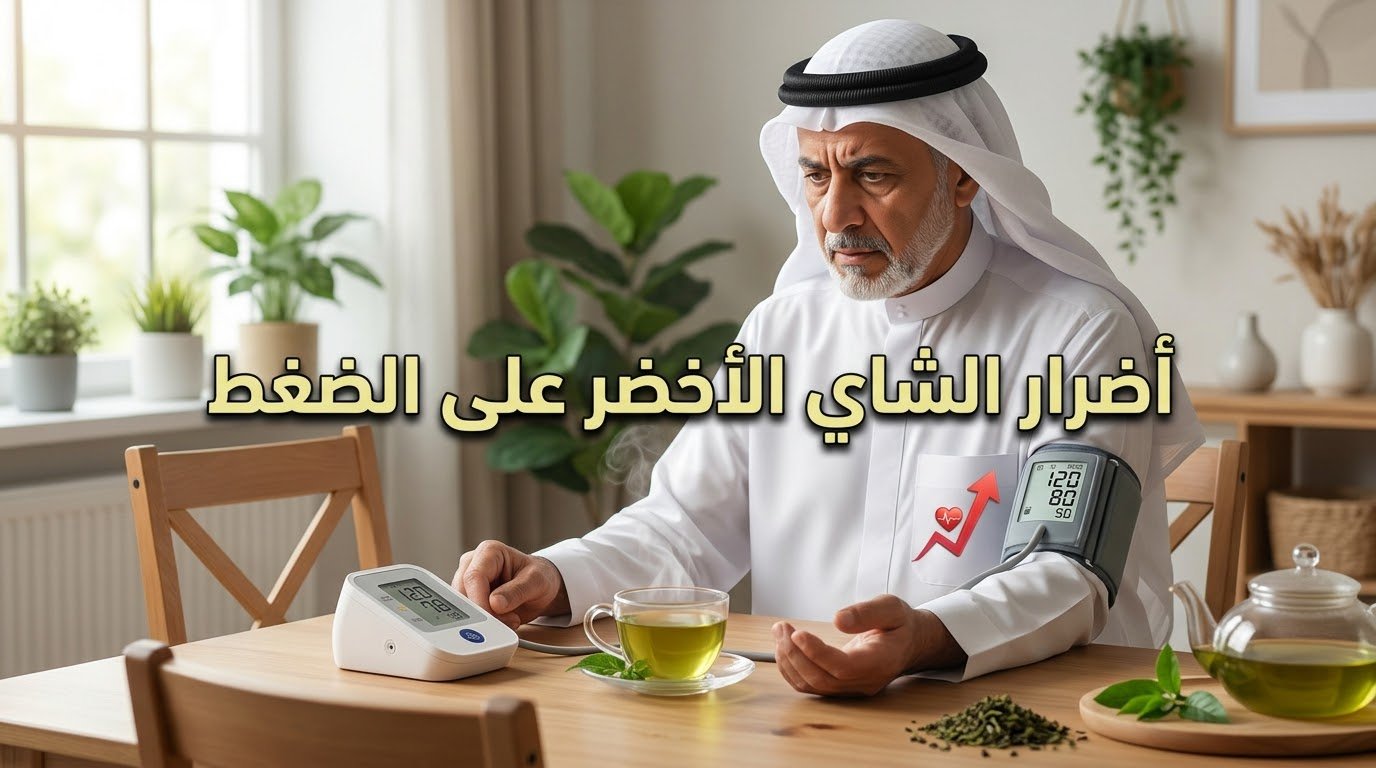 أضرار الشاي الأخضر على الضغط