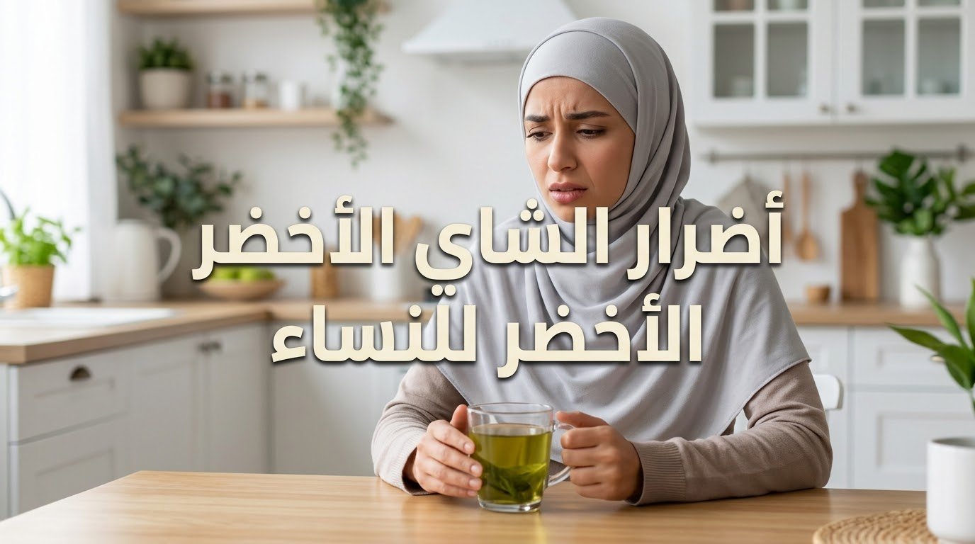 أضرار الشاي الأخضر للنساء
