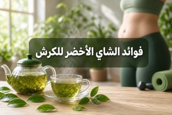 فوائد الشاي الأخضر للكرش