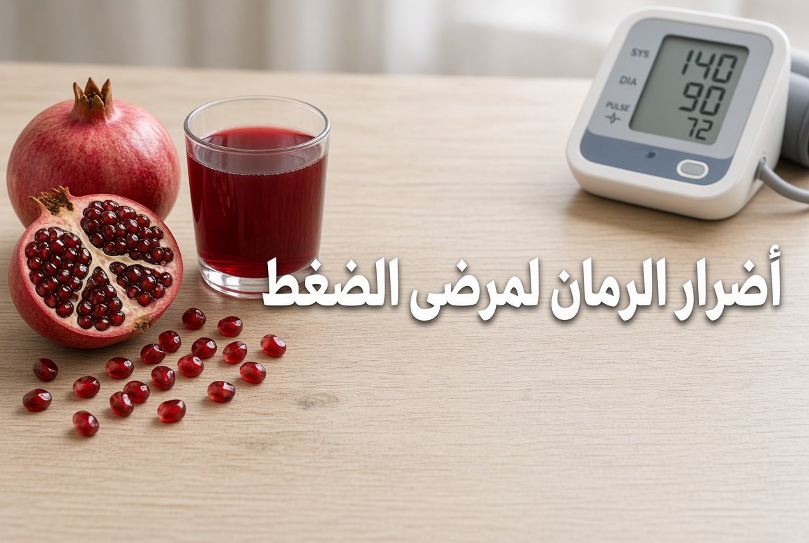 أضرار الرمان لمرضى الضغط