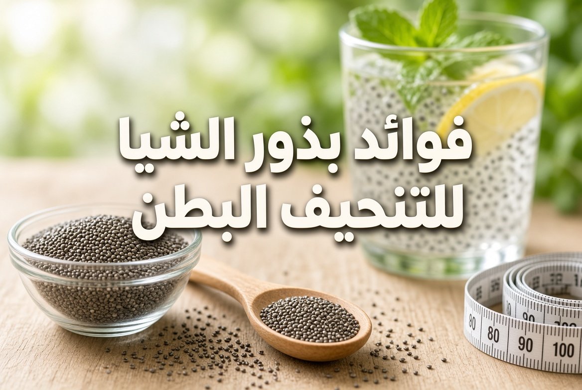 فوائد بذور الشيا للتنحيف البطن