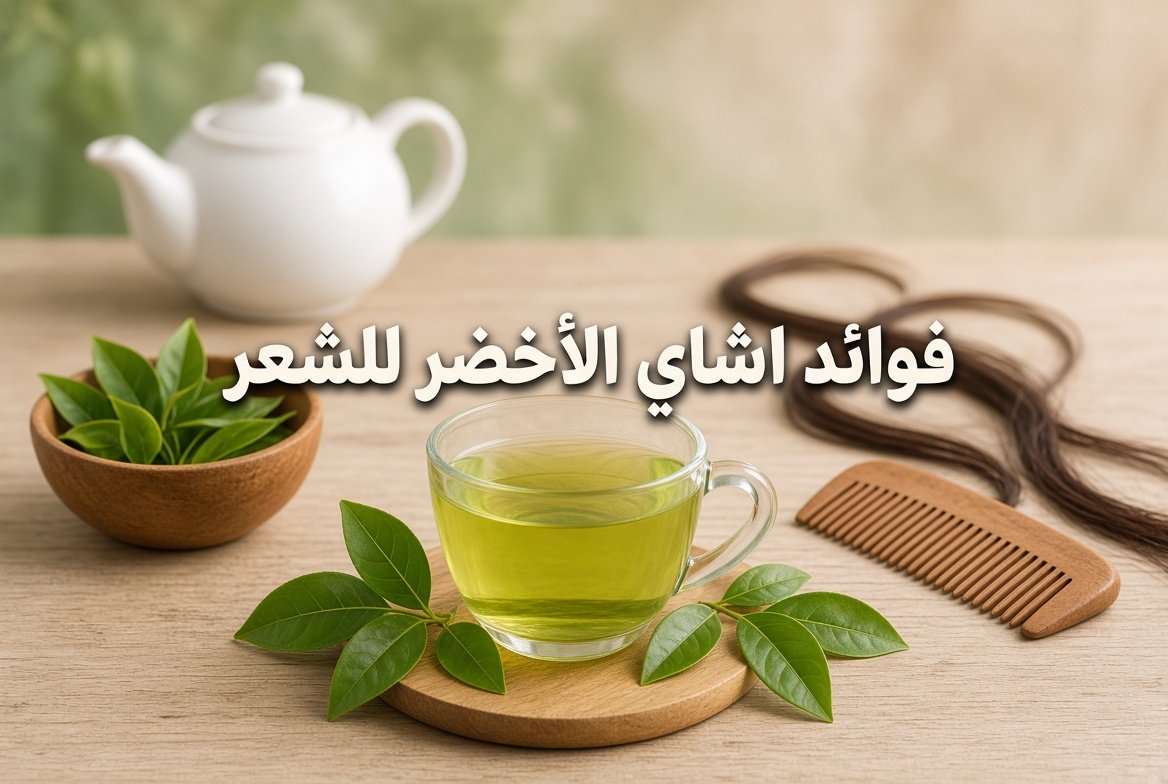 فوائد الشاي الأخضر للشعر