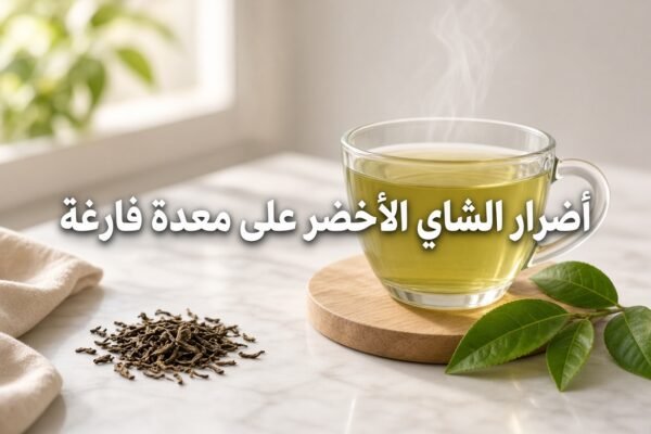أضرار الشاي الأخضر على معدة فارغة
