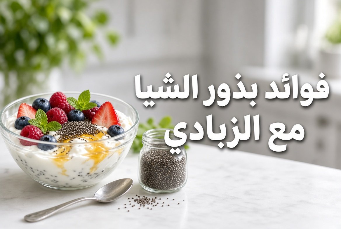 فوائد بذور الشيا مع الزبادي 