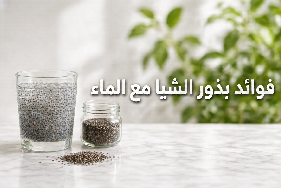 فوائد بذور الشيا مع الماء 