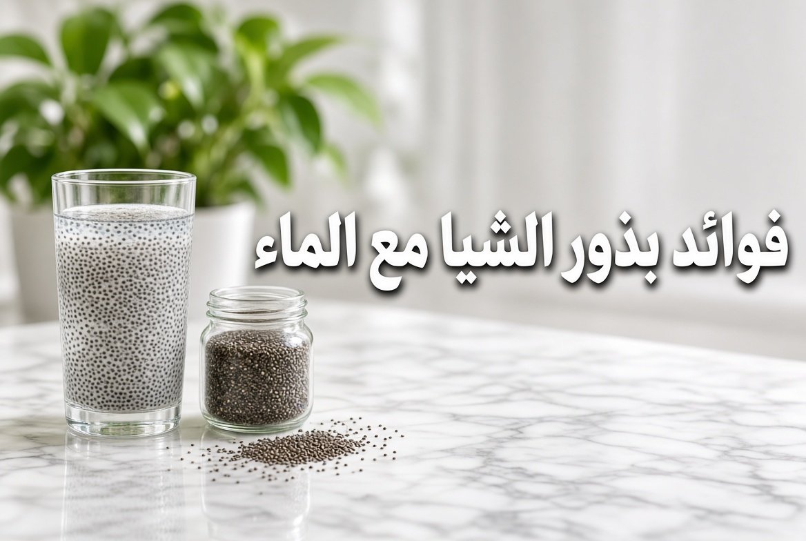 فوائد بذور الشيا مع الماء 